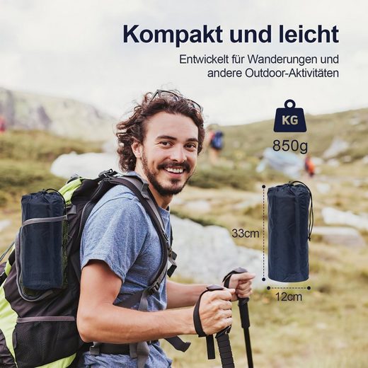 Aufblasbare Premium Isomatte mit Kissen